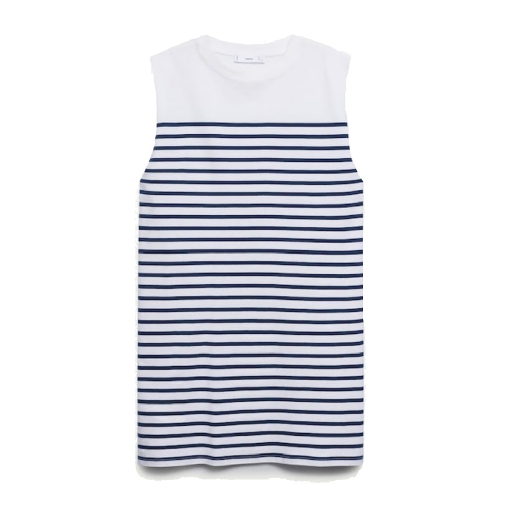 Mango Striped Tank Dress